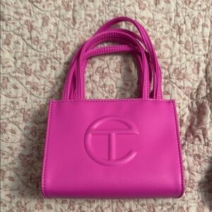 Telfar Pink Shopping Bag